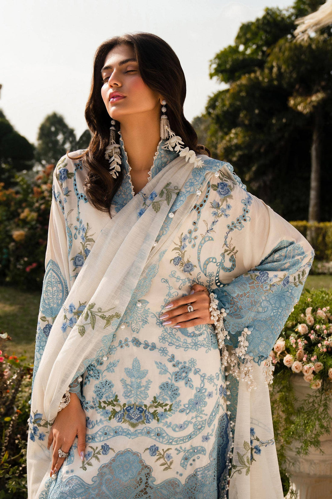 Sana Safinaz | Luxury Collection 24 | L241-004A-3CV - House Of Hania