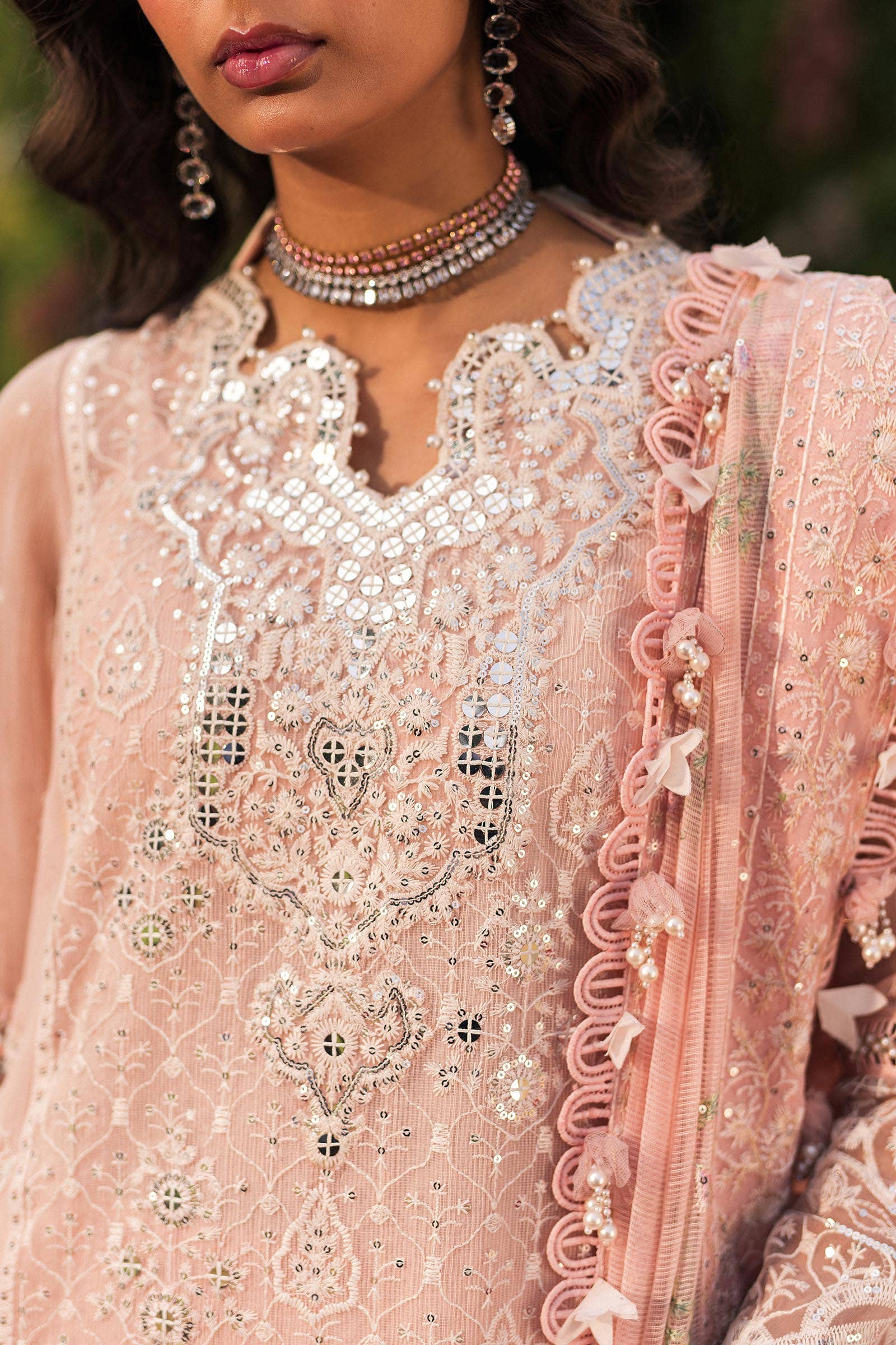 Sana Safinaz | Luxury Collection 24 | L241-006A-3CV - House Of Hania