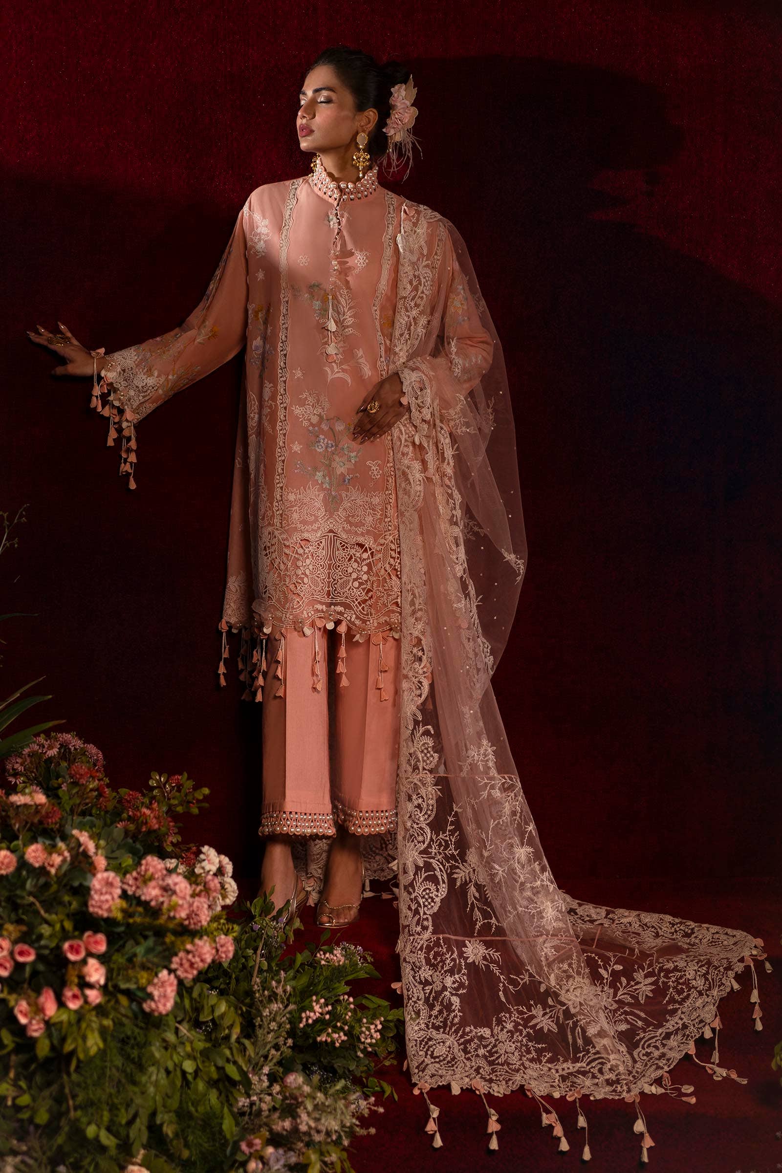 Sana Safinaz | Luxury Collection 24 | L241-007A-3CT - House Of Hania