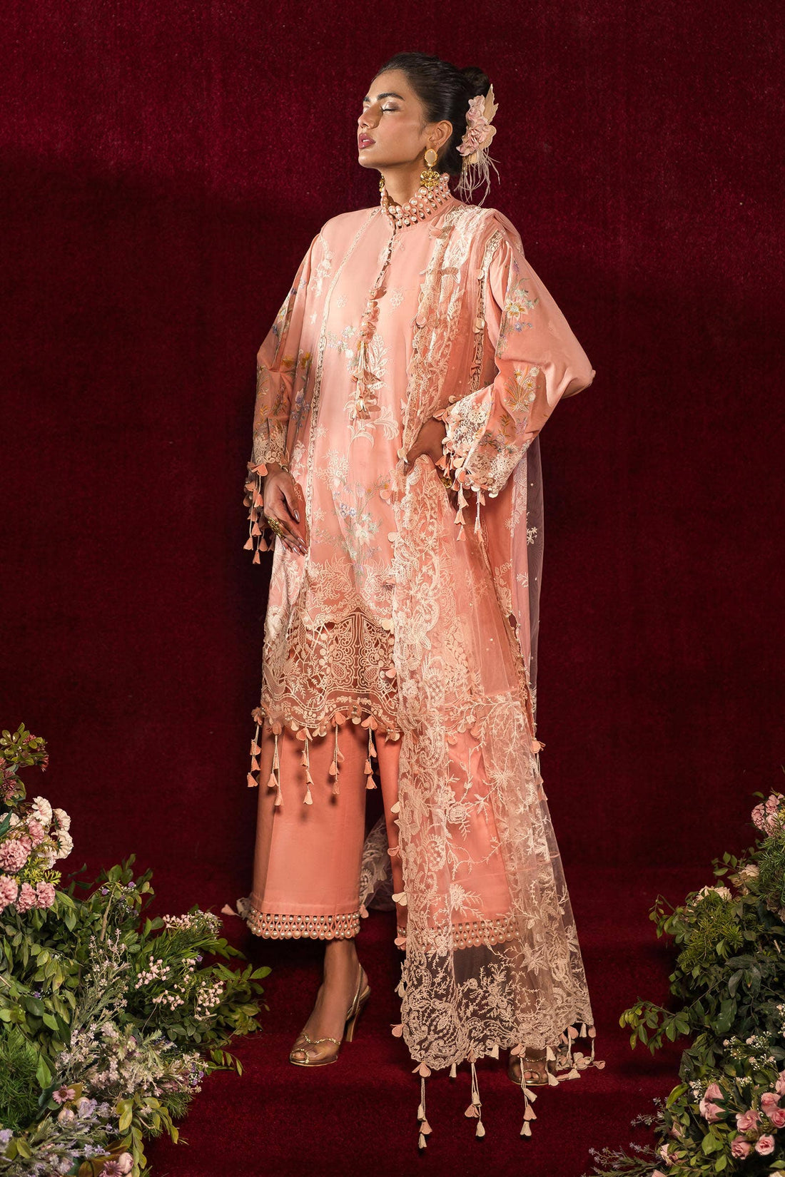 Sana Safinaz | Luxury Collection 24 | L241-007A-3CT - House Of Hania