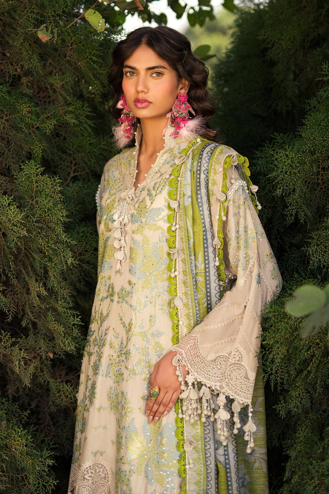 Sana Safinaz | Luxury Collection 24 | L241-008A-3CV - House Of Hania