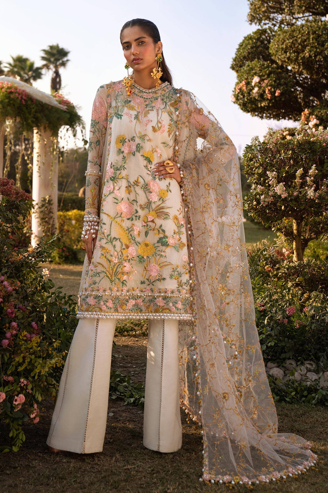 Sana Safinaz | Luxury Collection 24 | L241-009A-3CT - House Of Hania