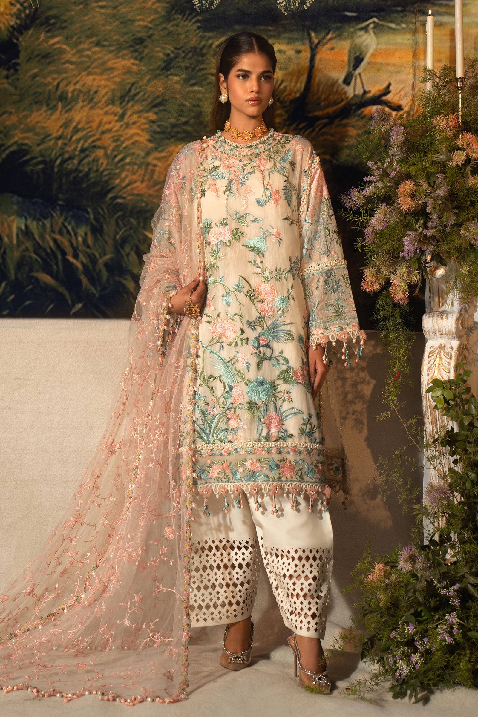 Sana Safinaz | Luxury Collection 24 | L241-009B-3CT - House Of Hania