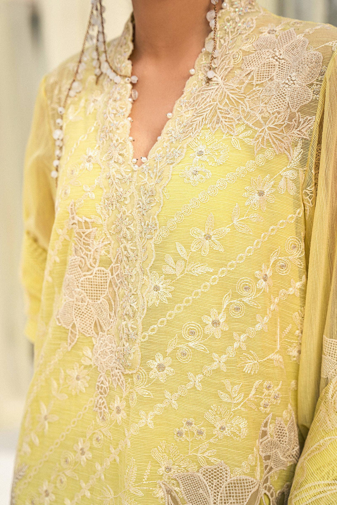Sana Safinaz | Luxury Collection 24 | L241-010A-3CV - House Of Hania
