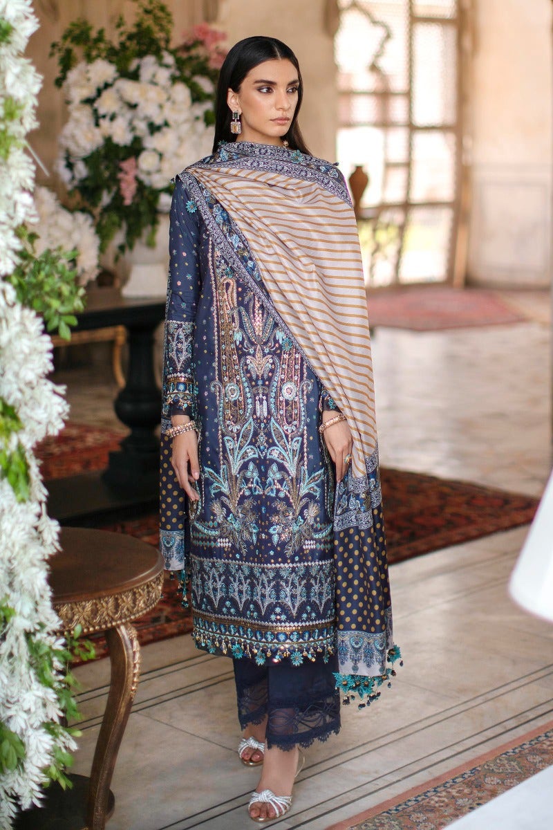 Sana Safinaz | Luxury Collection | S221-008B-CP - House Of Hania