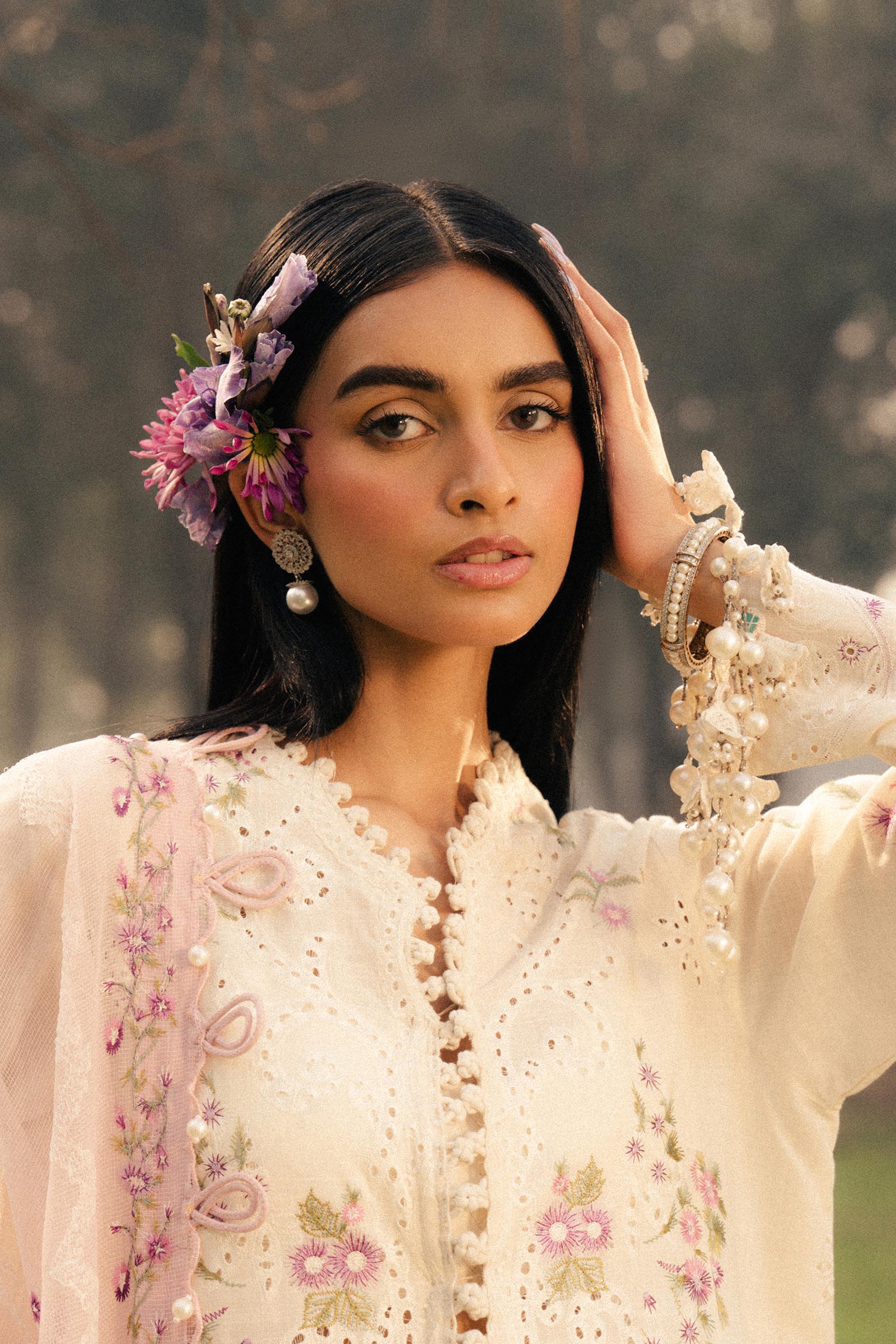 Sana Safinaz | Luxury Lawn 25 | L251-001A-3CT - House Of Hania