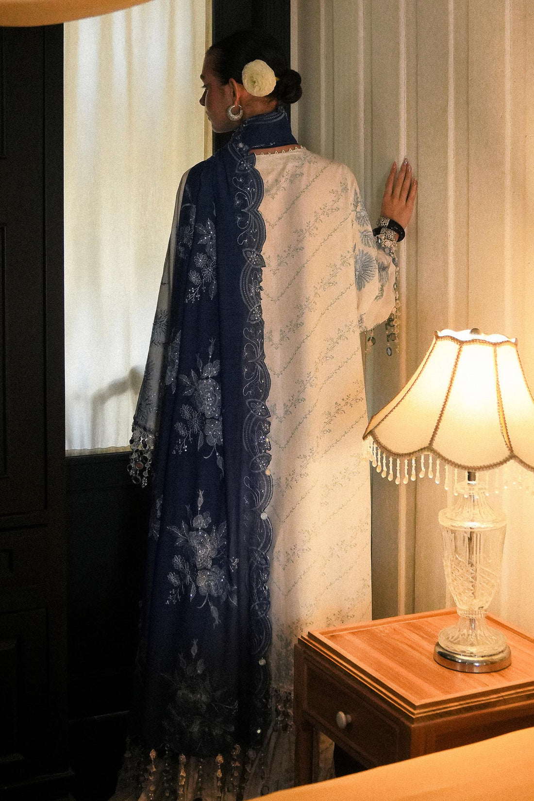Sana Safinaz | Luxury Lawn 25 | L251-002A-3DI - House Of Hania