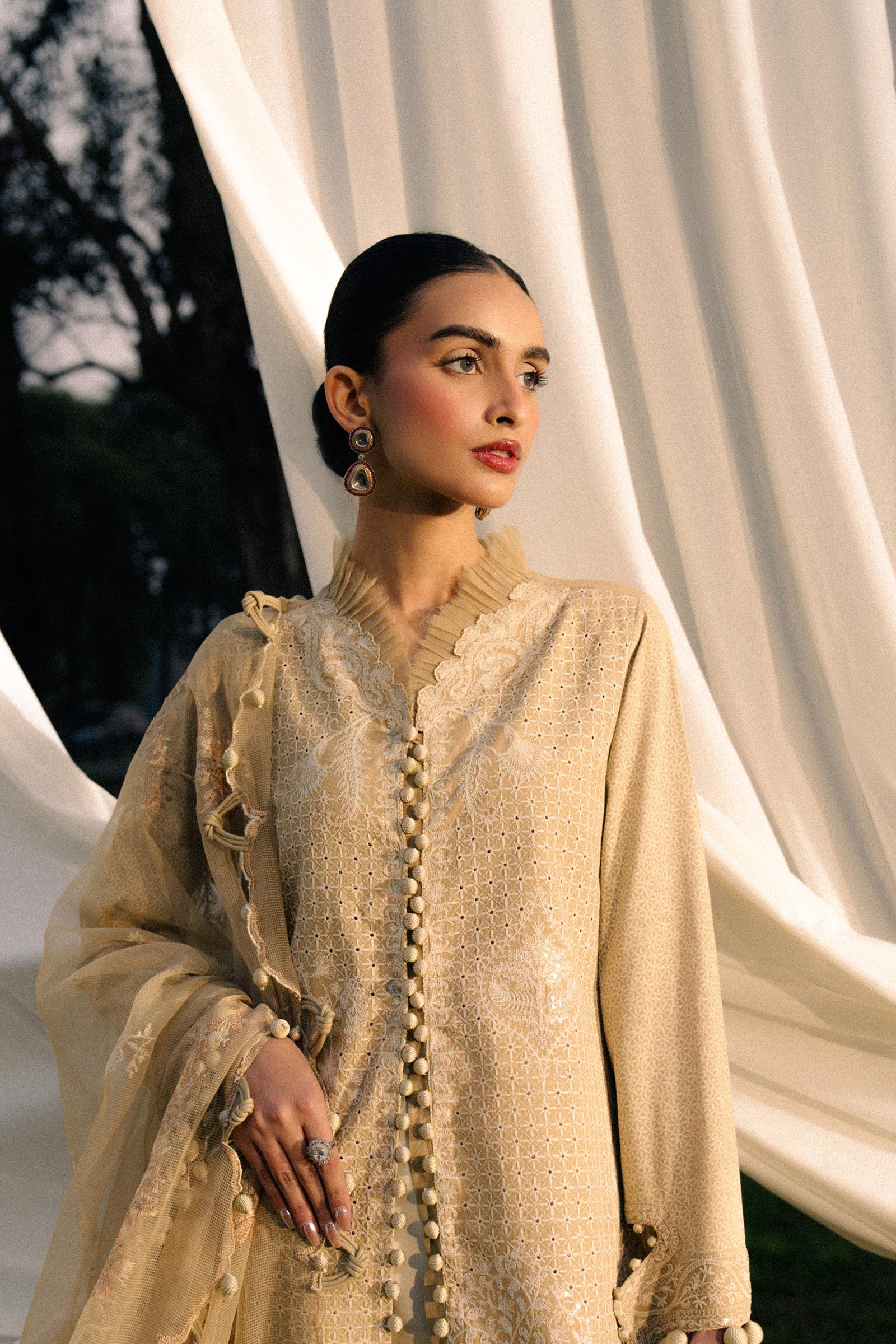 Sana Safinaz | Luxury Lawn 25 | L251-004A-3CT - House Of Hania