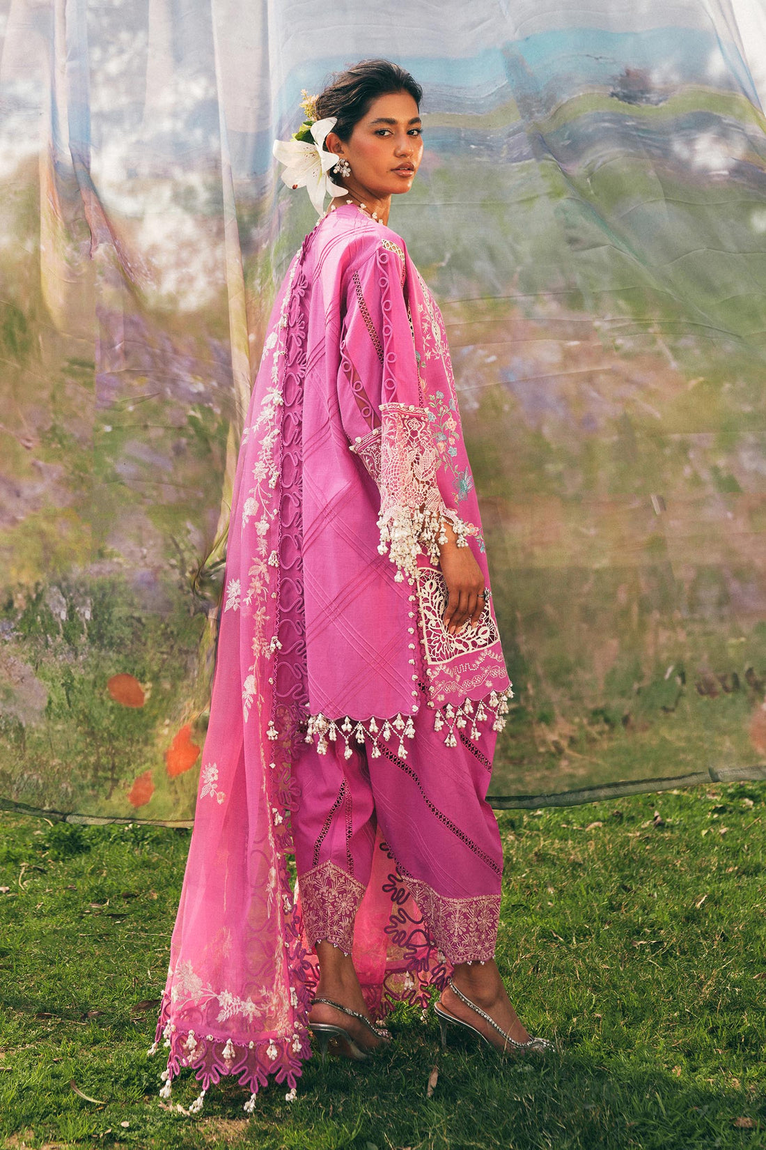 Sana Safinaz | Luxury Lawn 25 | L251-005A-3CT - House Of Hania