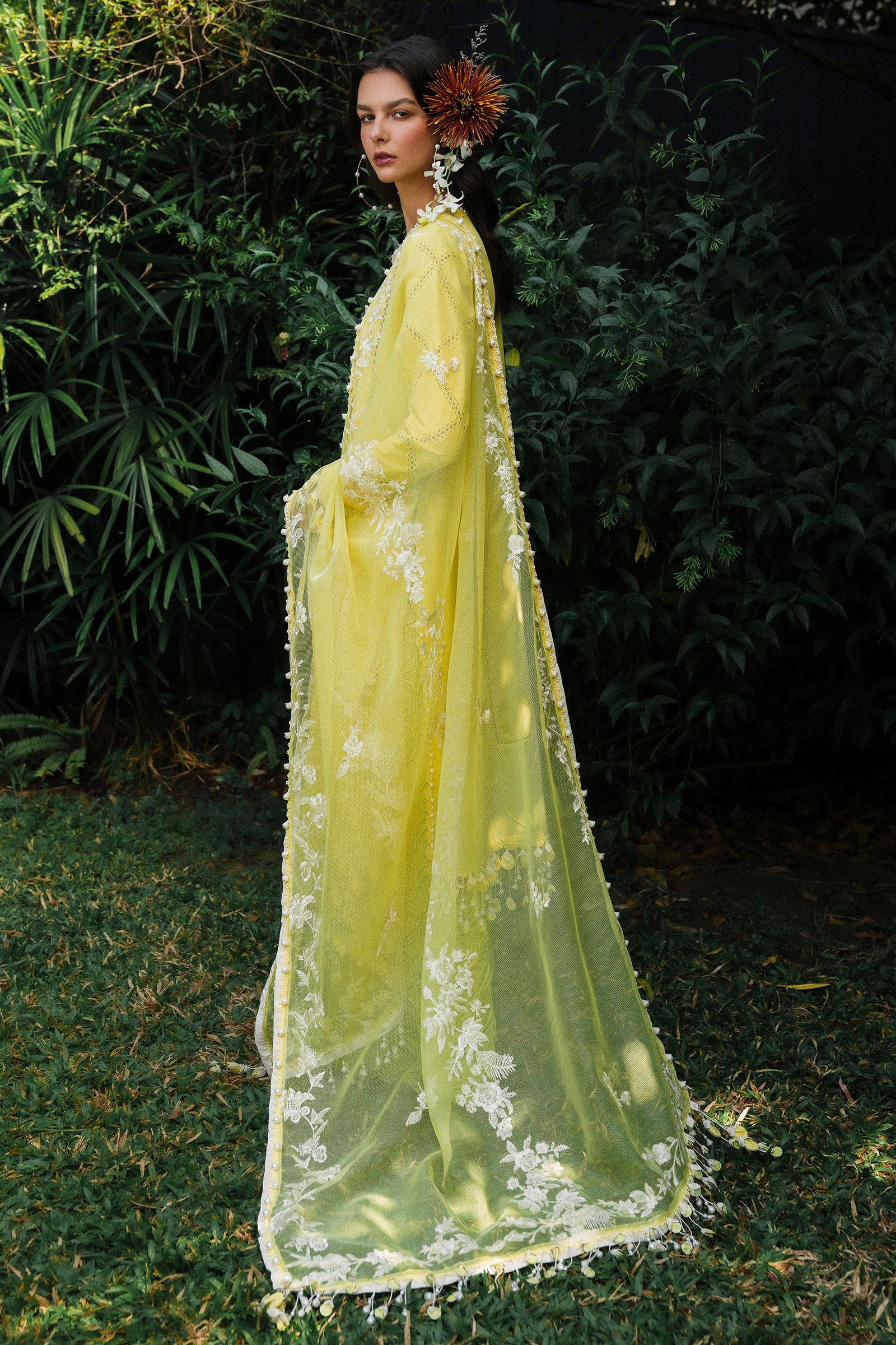 Sana Safinaz | Luxury Lawn 25 | L251-005B-3CT - House Of Hania