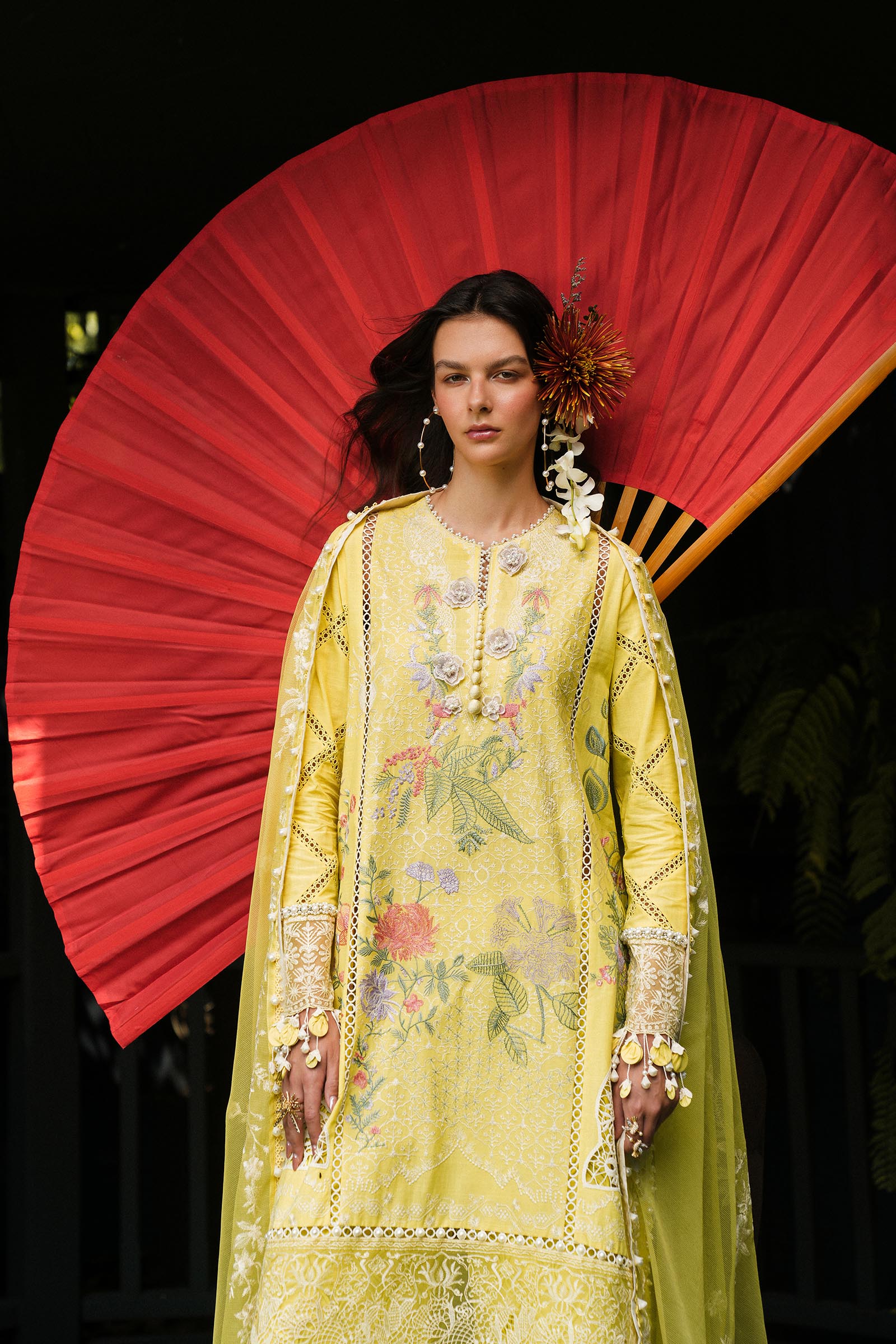 Sana Safinaz | Luxury Lawn 25 | L251-005B-3CT - House Of Hania