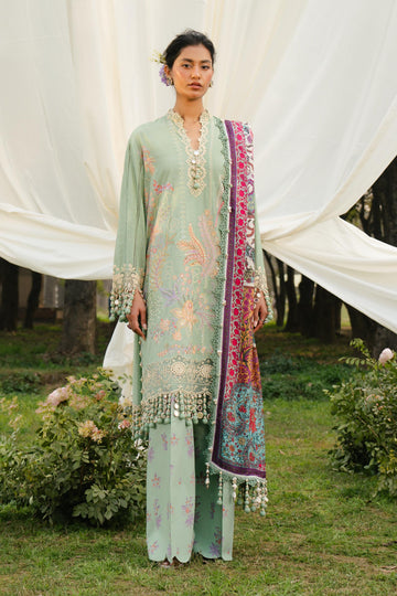 Sana Safinaz | Luxury Lawn 25 | L251-007B-3CT - House Of Hania