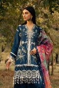 Sana Safinaz | Luxury Lawn 25 | L251-009B-3DI - House Of Hania