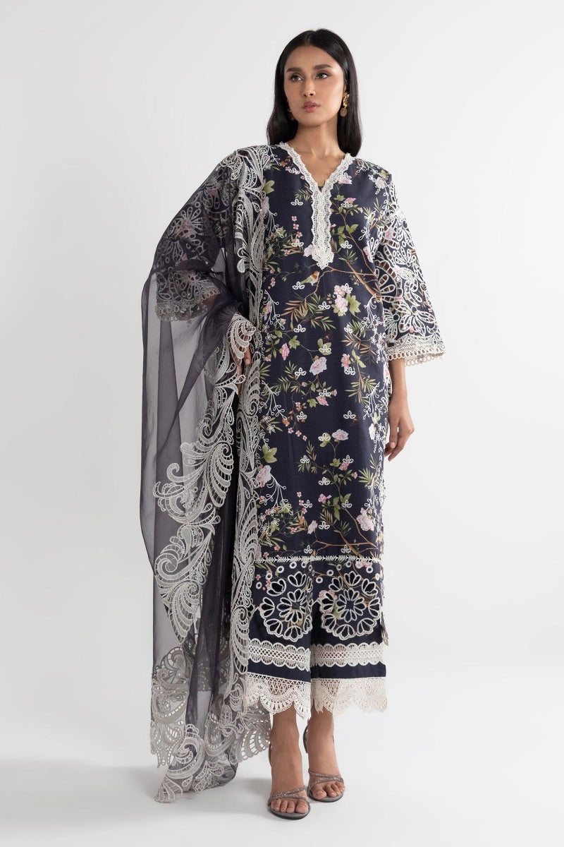 Sana Safinaz | Luxury Pret | FW23FOR130P3 - House Of Hania