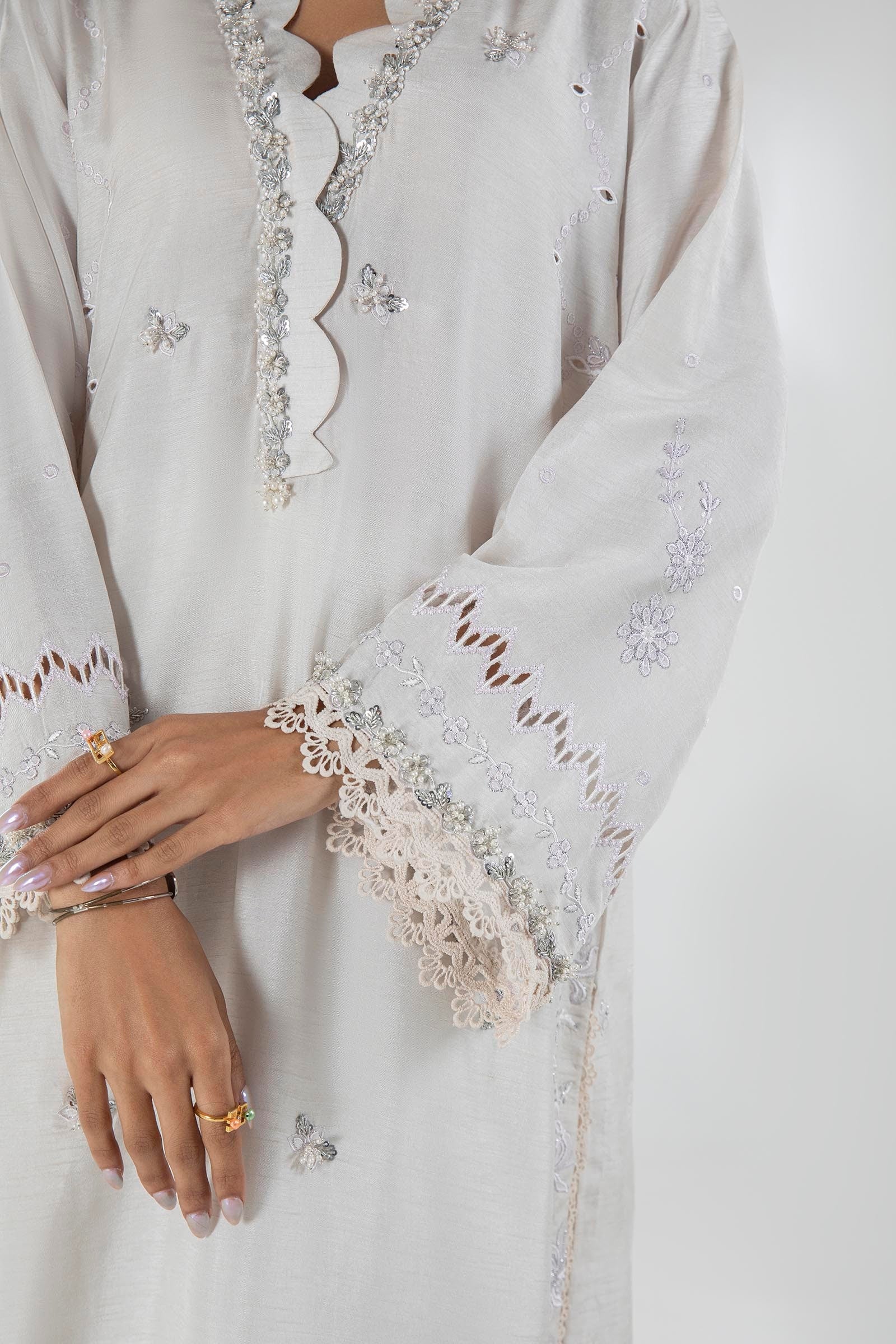 Sana Safinaz | Luxury Pret |  FW23FOR156P3 - House Of Hania