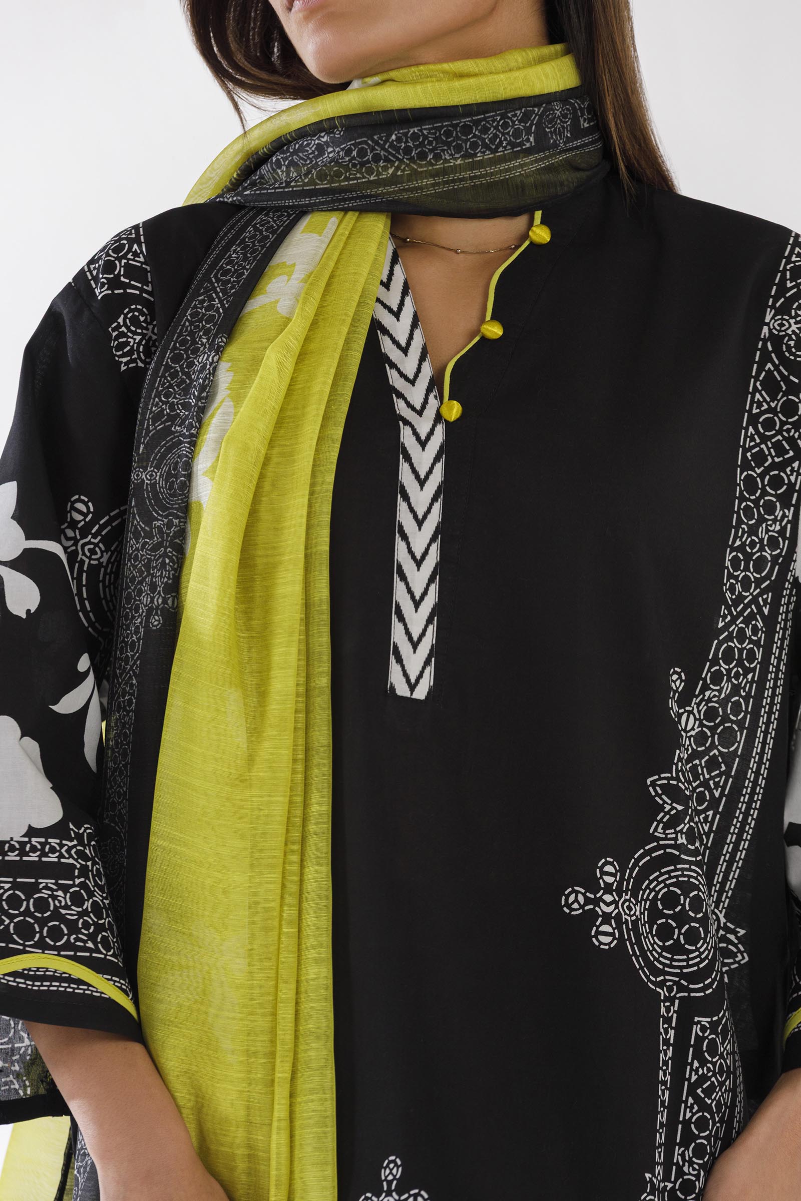 Sana Safinaz | Luxury Pret | Lawn Suit SS26MHY101AP3 - House Of Hania