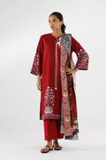 Sana Safinaz | Luxury Pret | Linen Suit FW25MHY506AP3 - House Of Hania