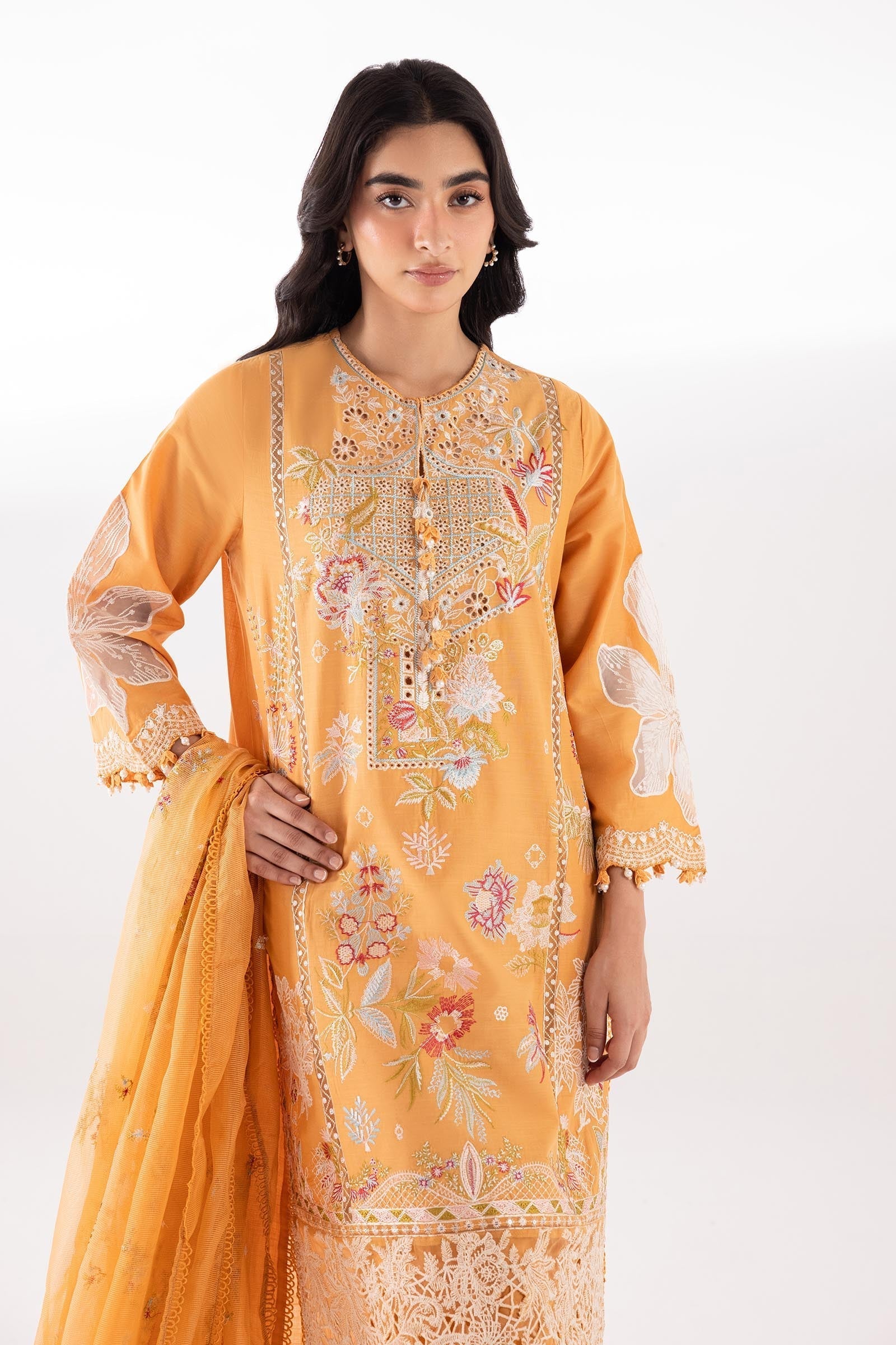 Sana Safinaz | Luxury Pret | Luxury Lawn Suit SC26LUX108BP3 - House Of Hania