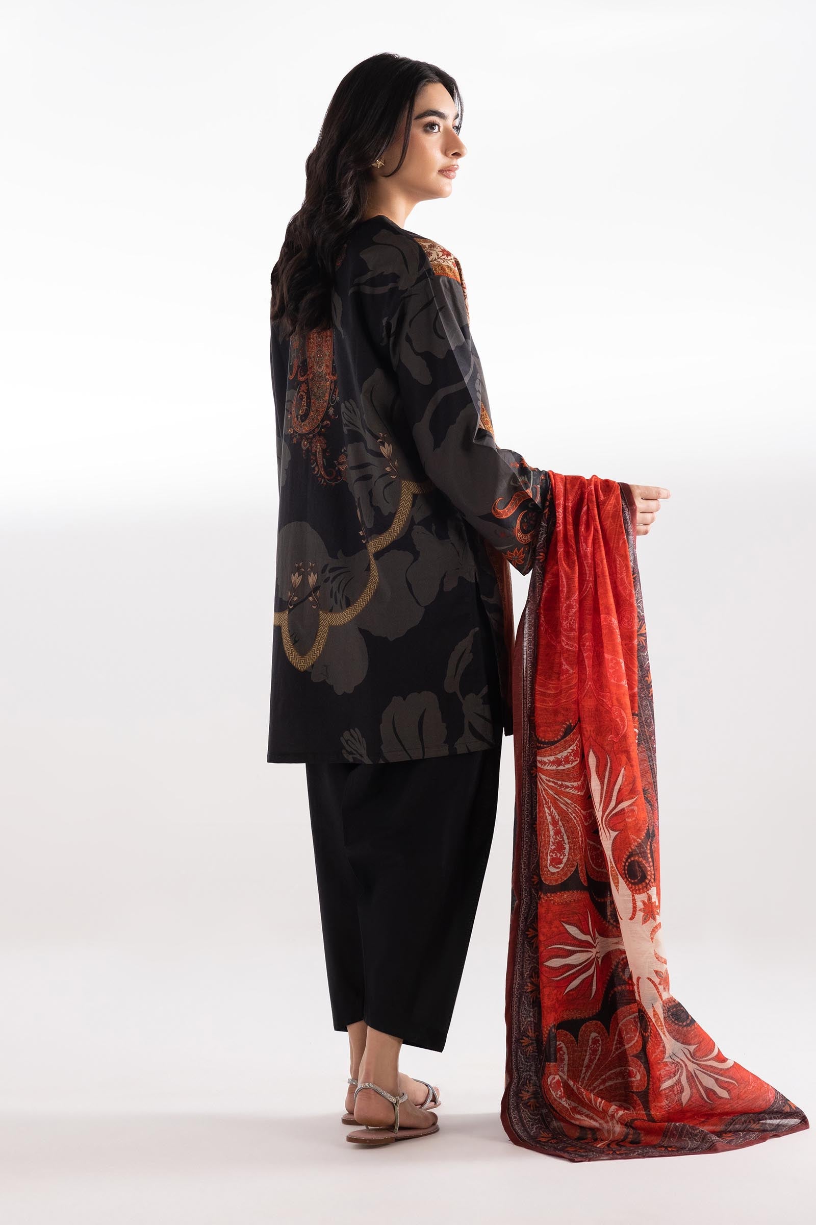 Sana Safinaz | Luxury Pret | Luxury Lawn Suit SC26MHY301AP3 - House Of Hania