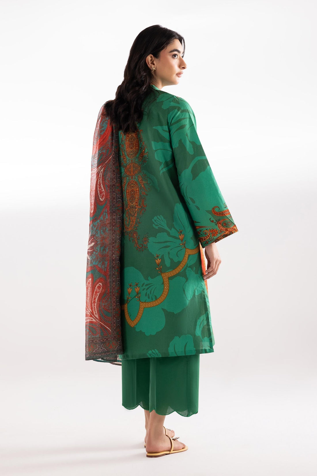 Sana Safinaz | Luxury Pret | Luxury Lawn Suit SC26MHY301BP3 - House Of Hania
