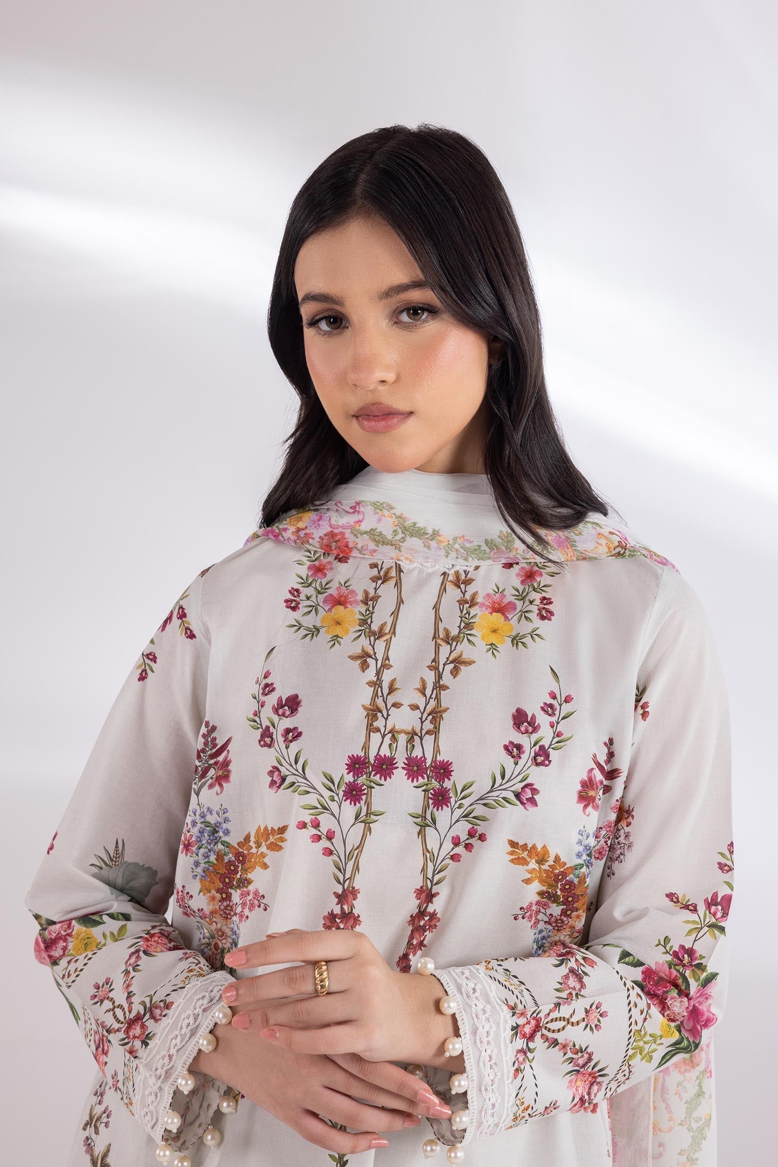 Sana Safinaz | Luxury Pret | Luxury Lawn Suit SC26MUZ126AP3 - House Of Hania