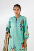 Sana Safinaz | Luxury Pret | Muzlin Khaddar Suit FW25MUZ004BP3 - House Of Hania