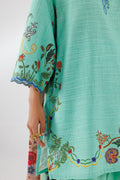 Sana Safinaz | Luxury Pret | Muzlin Khaddar Suit FW25MUZ004BP3 - House Of Hania