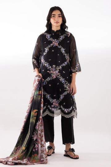Sana Safinaz | Luxury Pret | Muzlin Lawn Suit SC26MUZ102BP3 - House Of Hania