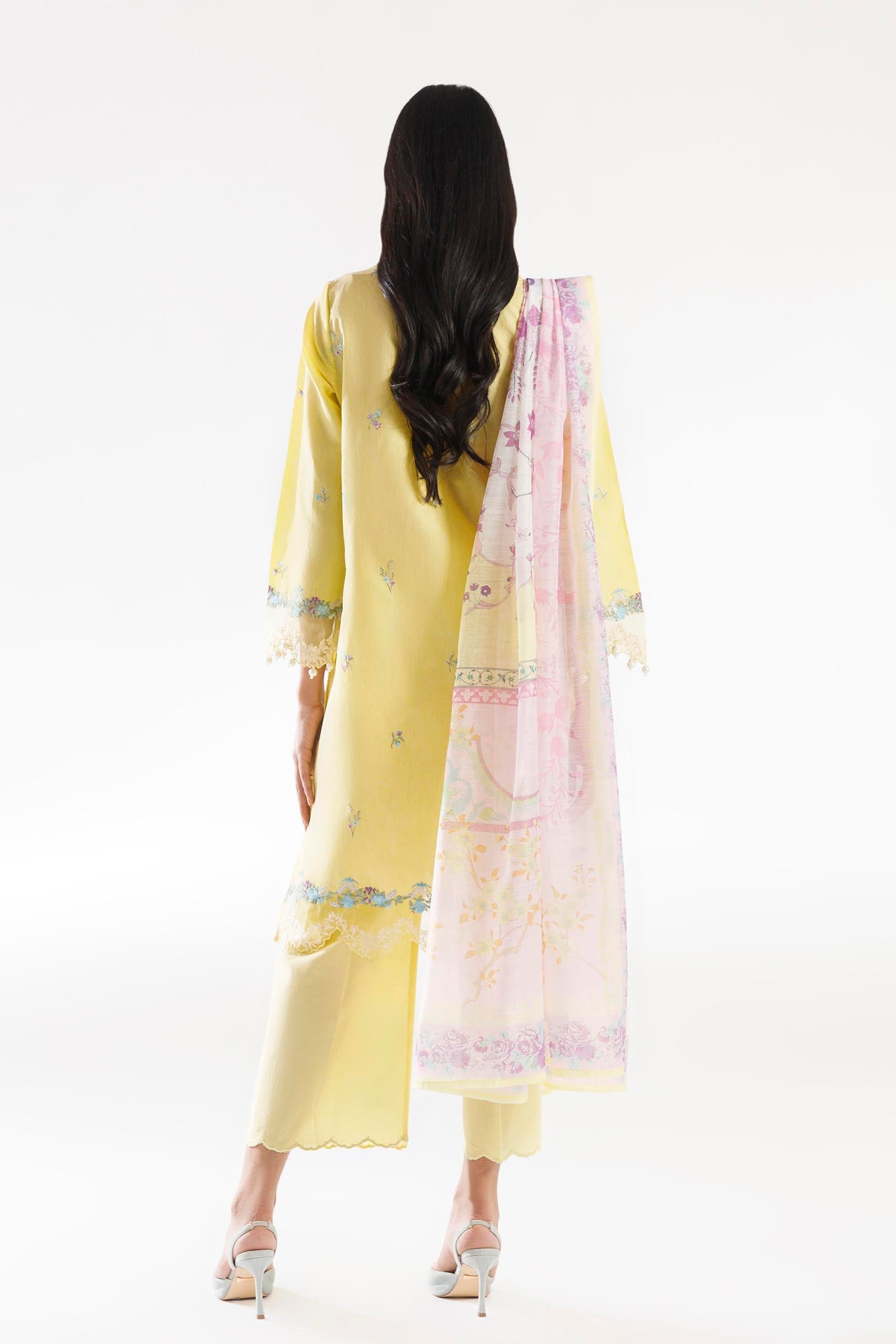Sana Safinaz | Luxury Pret | Muzlin Lawn Suit SC26MUZ111BP3 - House Of Hania