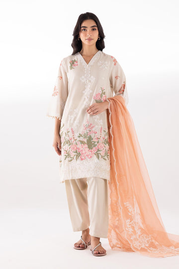 Sana Safinaz | Luxury Pret | Muzlin Lawn Suit SC26MUZ116AP3 - House Of Hania