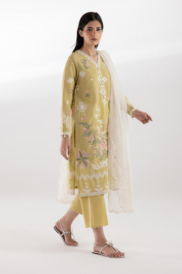 Sana Safinaz | Luxury Pret | Muzlin Lawn Suit SC26MUZ116BP3 - House Of Hania