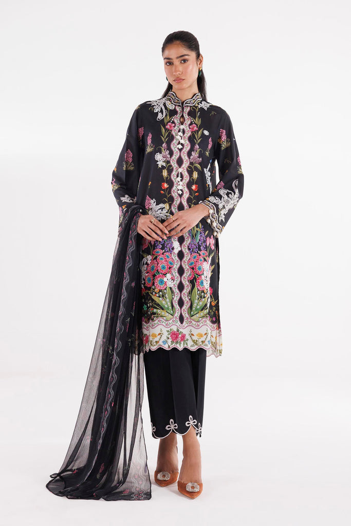 Sana Safinaz | Luxury Pret | Muzlin Lawn Suit SC26MUZ201AP3 - House Of Hania