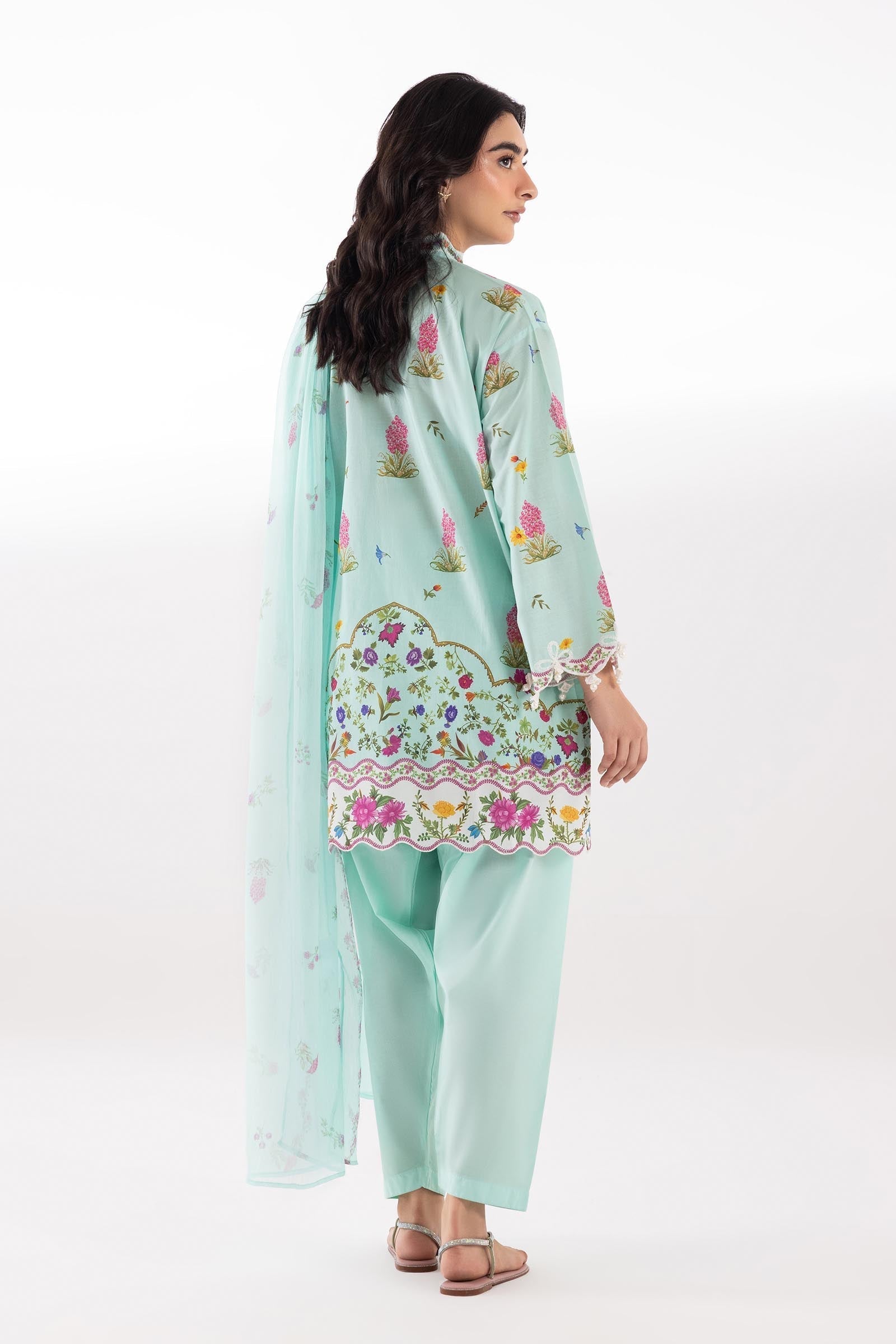 Sana Safinaz | Luxury Pret | Muzlin Lawn Suit SC26MUZ201BP3 - House Of Hania