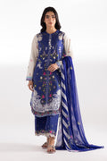 Sana Safinaz | Luxury Pret | Muzlin Lawn Suit SC26MUZ203AP3 - House Of Hania