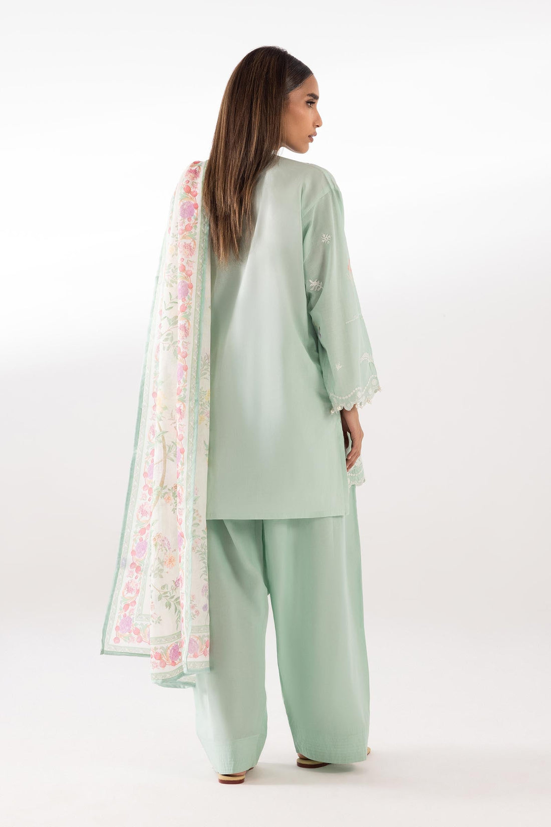 Sana Safinaz | Luxury Pret | Muzlin Lawn Suit SC26MUZ210AP3 - House Of Hania