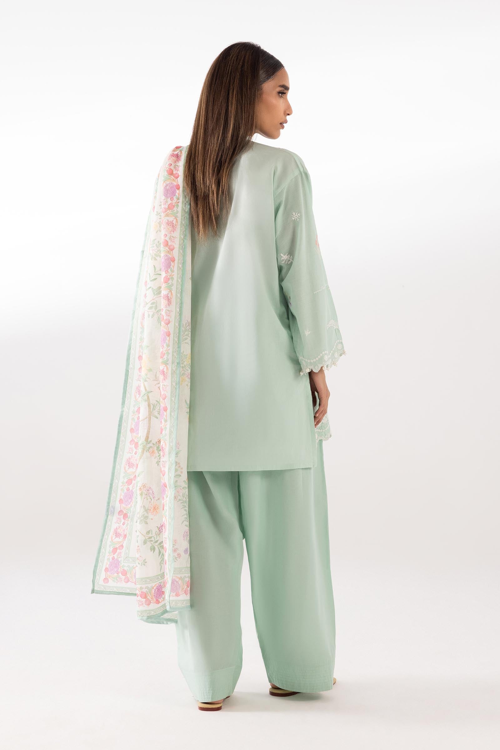 Sana Safinaz | Luxury Pret | Muzlin Lawn Suit SC26MUZ210AP3 - House Of Hania