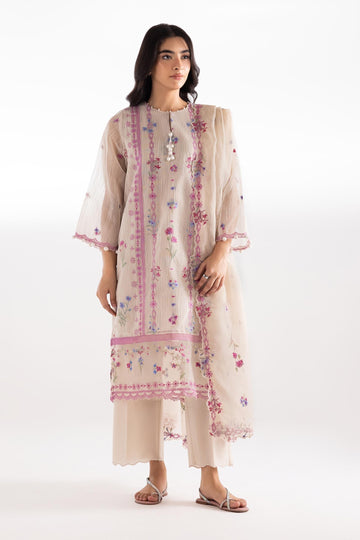 Sana Safinaz | Luxury Pret | Muzlin Lawn Suit SC26MUZ216AP3 - House Of Hania