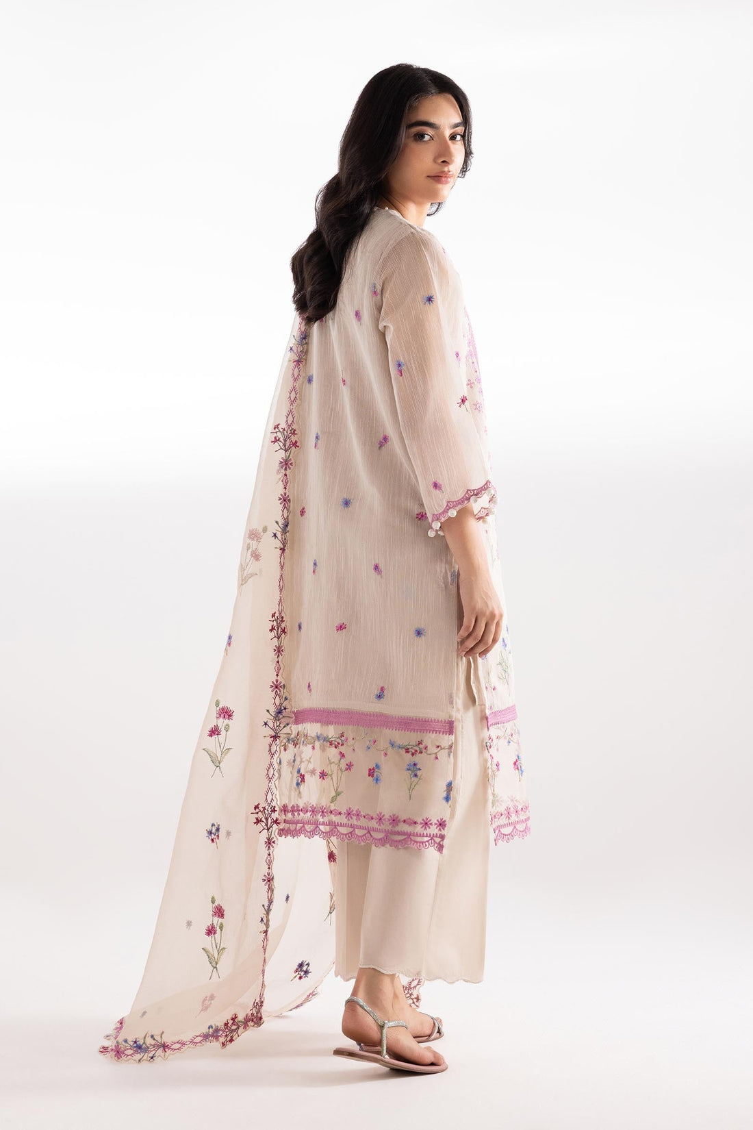 Sana Safinaz | Luxury Pret | Muzlin Lawn Suit SC26MUZ216AP3 - House Of Hania