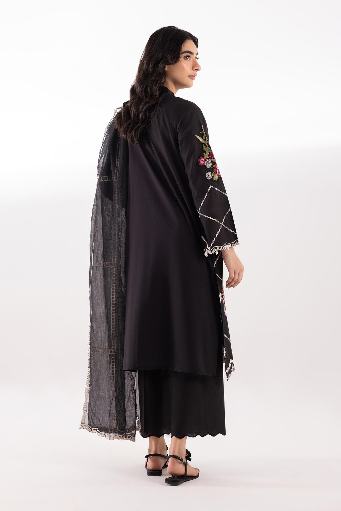 Sana Safinaz | Luxury Pret | Muzlin Lawn Suit SC26MUZ219AP3 - House Of Hania