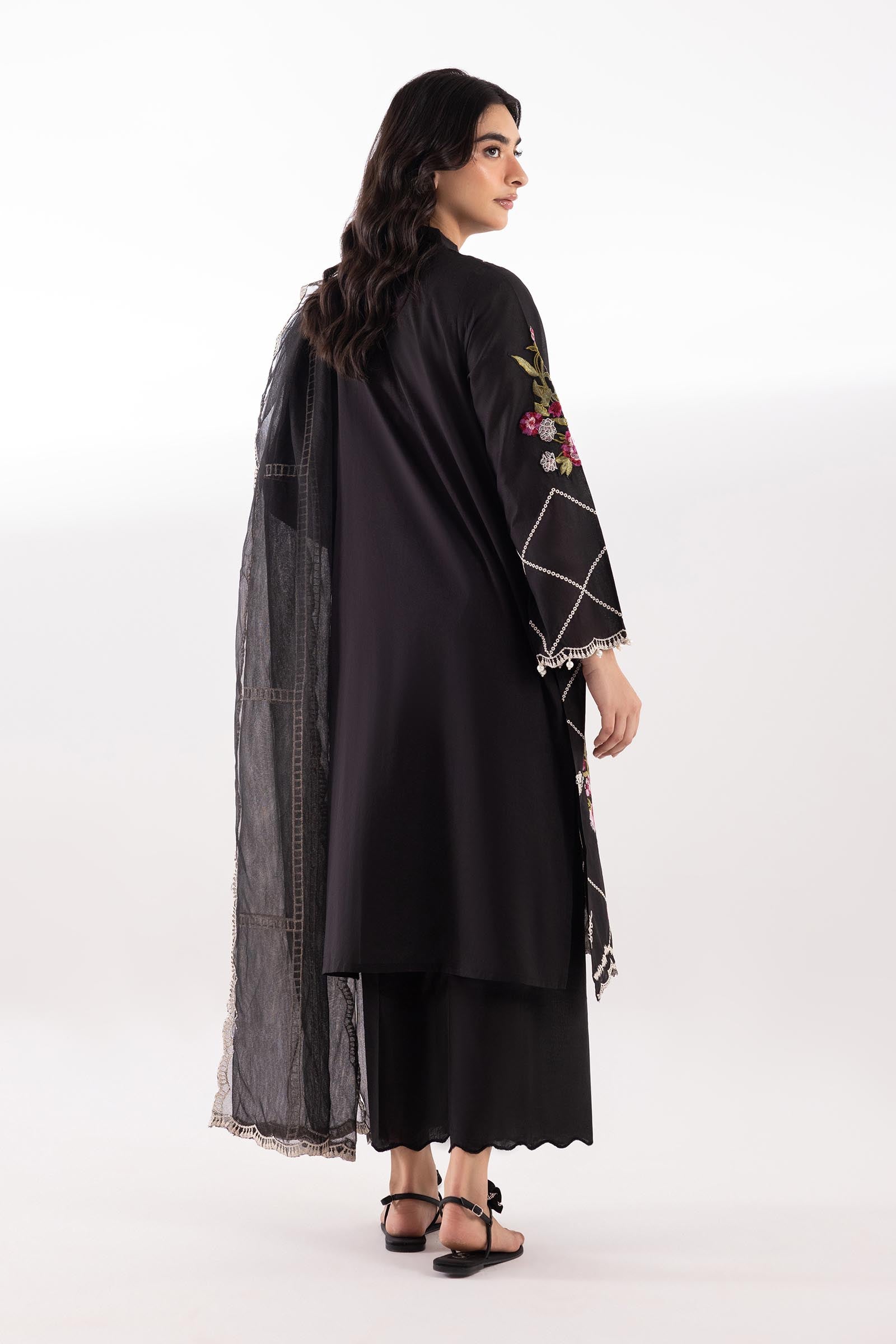 Sana Safinaz | Luxury Pret | Muzlin Lawn Suit SC26MUZ219AP3 - House Of Hania