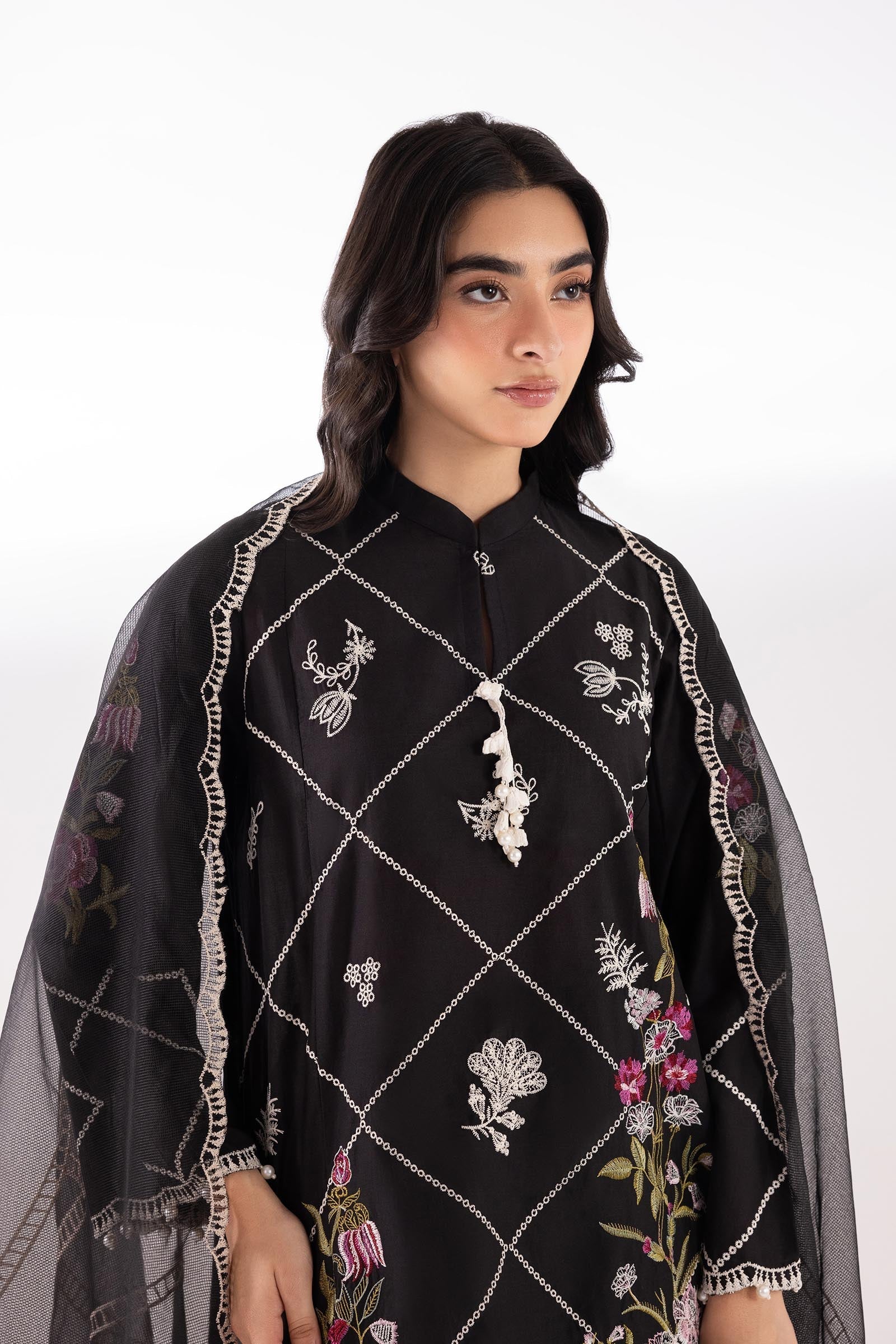 Sana Safinaz | Luxury Pret | Muzlin Lawn Suit SC26MUZ219AP3 - House Of Hania