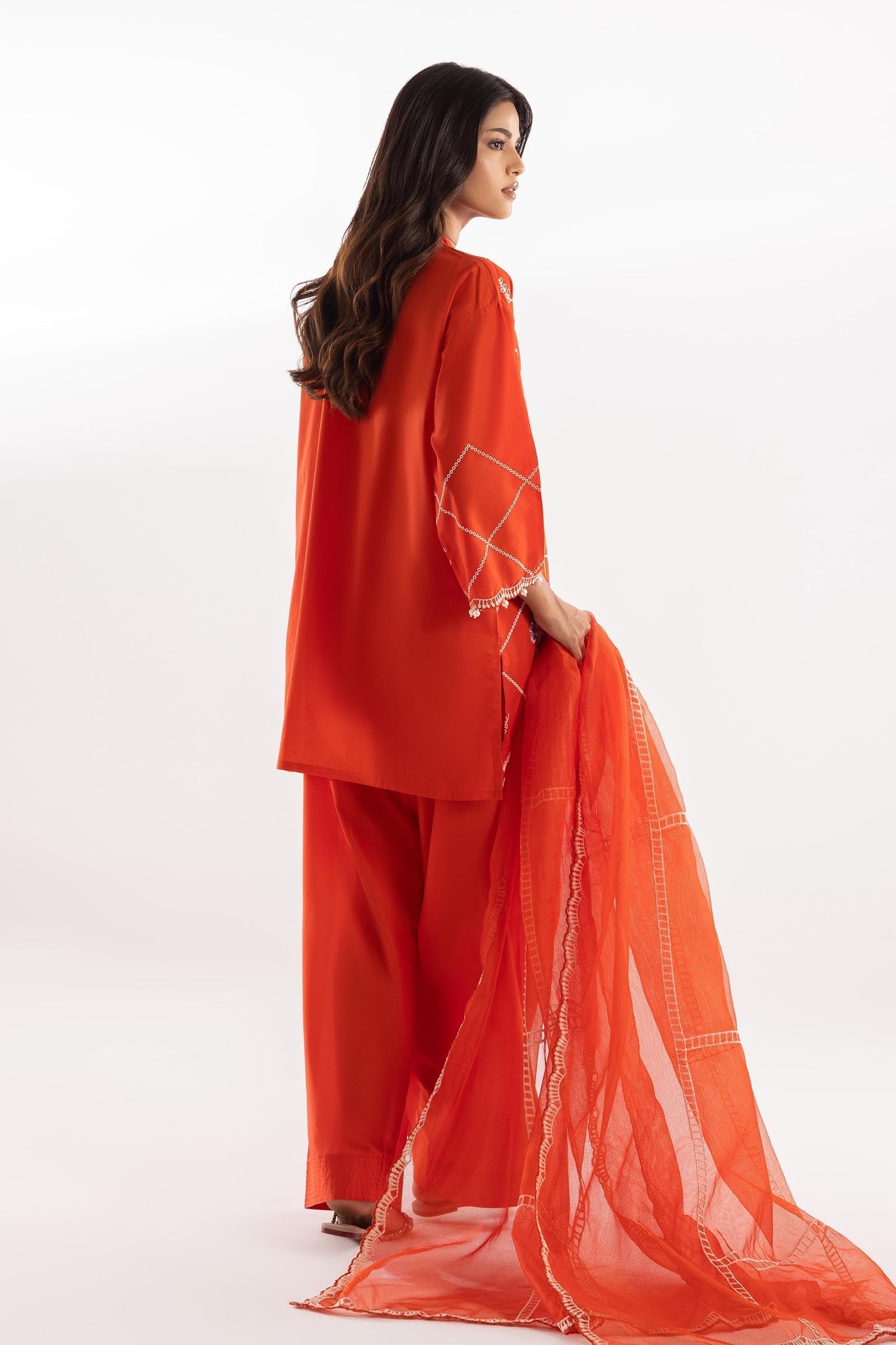 Sana Safinaz | Luxury Pret | Muzlin Lawn Suit SC26MUZ219BP3 - House Of Hania