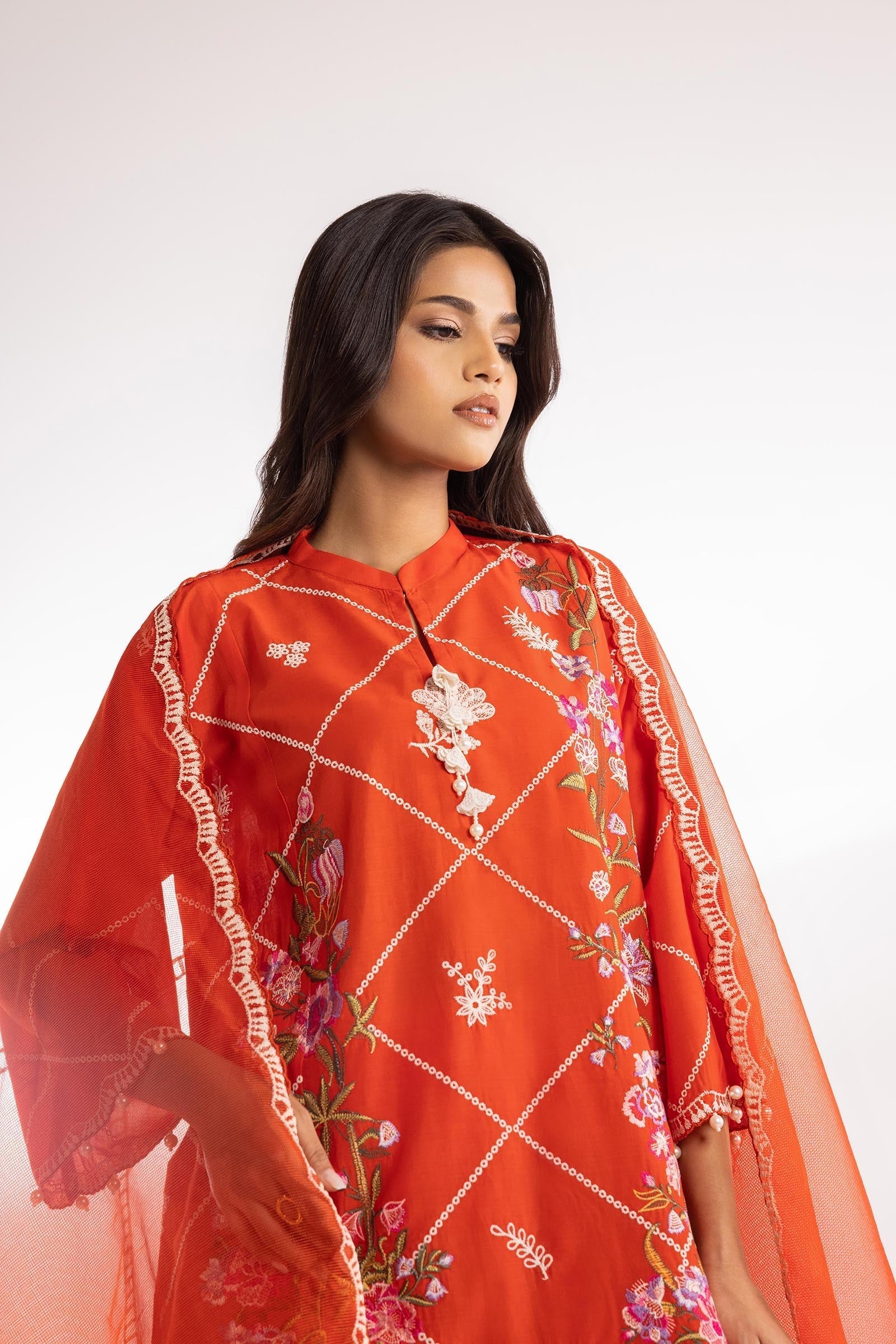 Sana Safinaz | Luxury Pret | Muzlin Lawn Suit SC26MUZ219BP3 - House Of Hania
