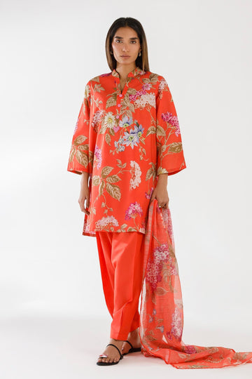Sana Safinaz | Luxury Pret | Muzlin Lawn Suit SS26MHY102AP3 - House Of Hania