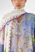 Sana Safinaz | Luxury Pret | Muzlin Linen Suit FW25MUZ017BP3 - House Of Hania