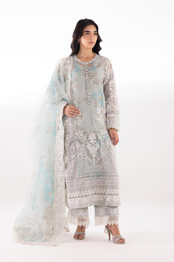 Sana Safinaz | Luxury Pret | Raw Silk Suit SC26EXE121P3 - House Of Hania