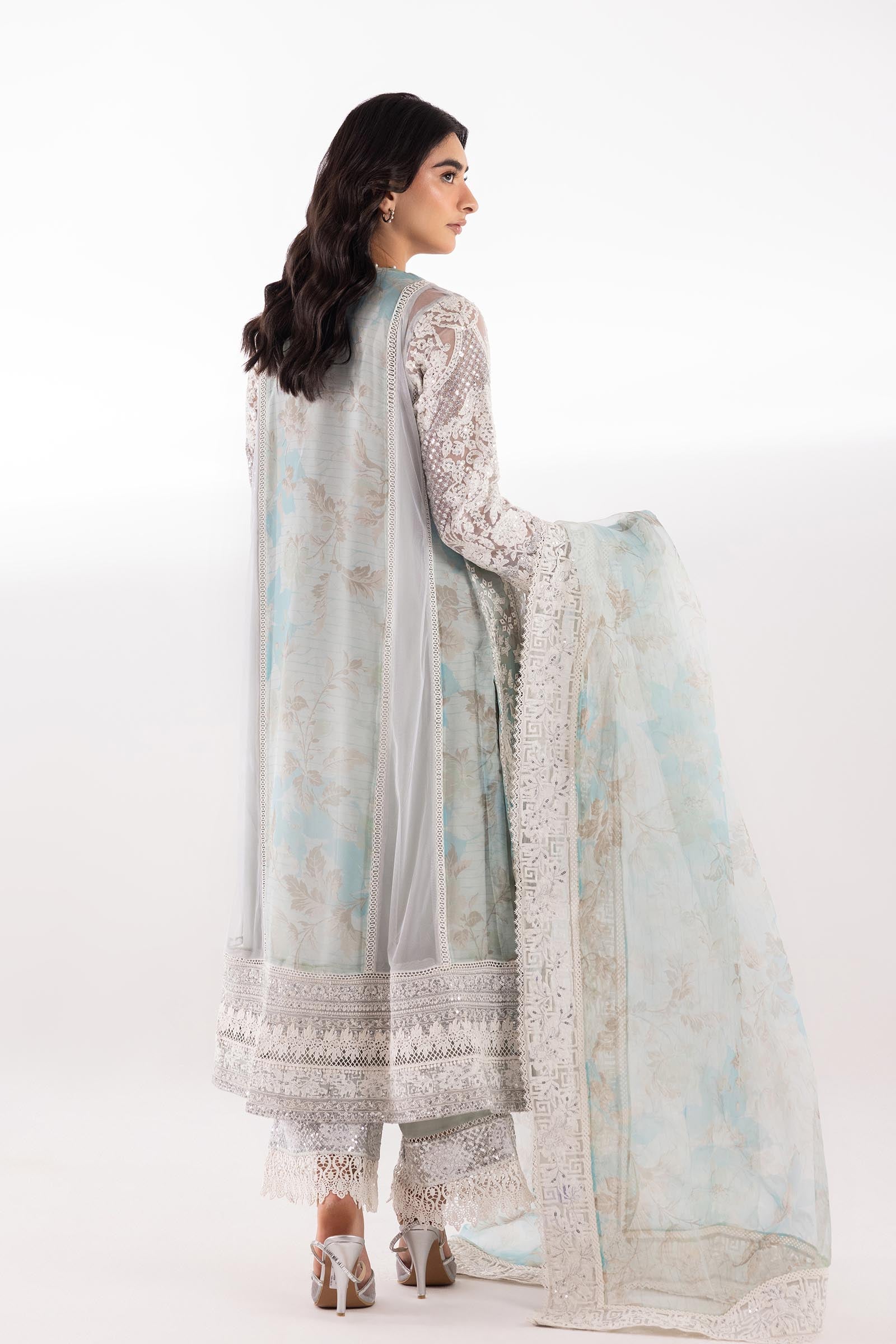 Sana Safinaz | Luxury Pret | Raw Silk Suit SC26EXE121P3 - House Of Hania