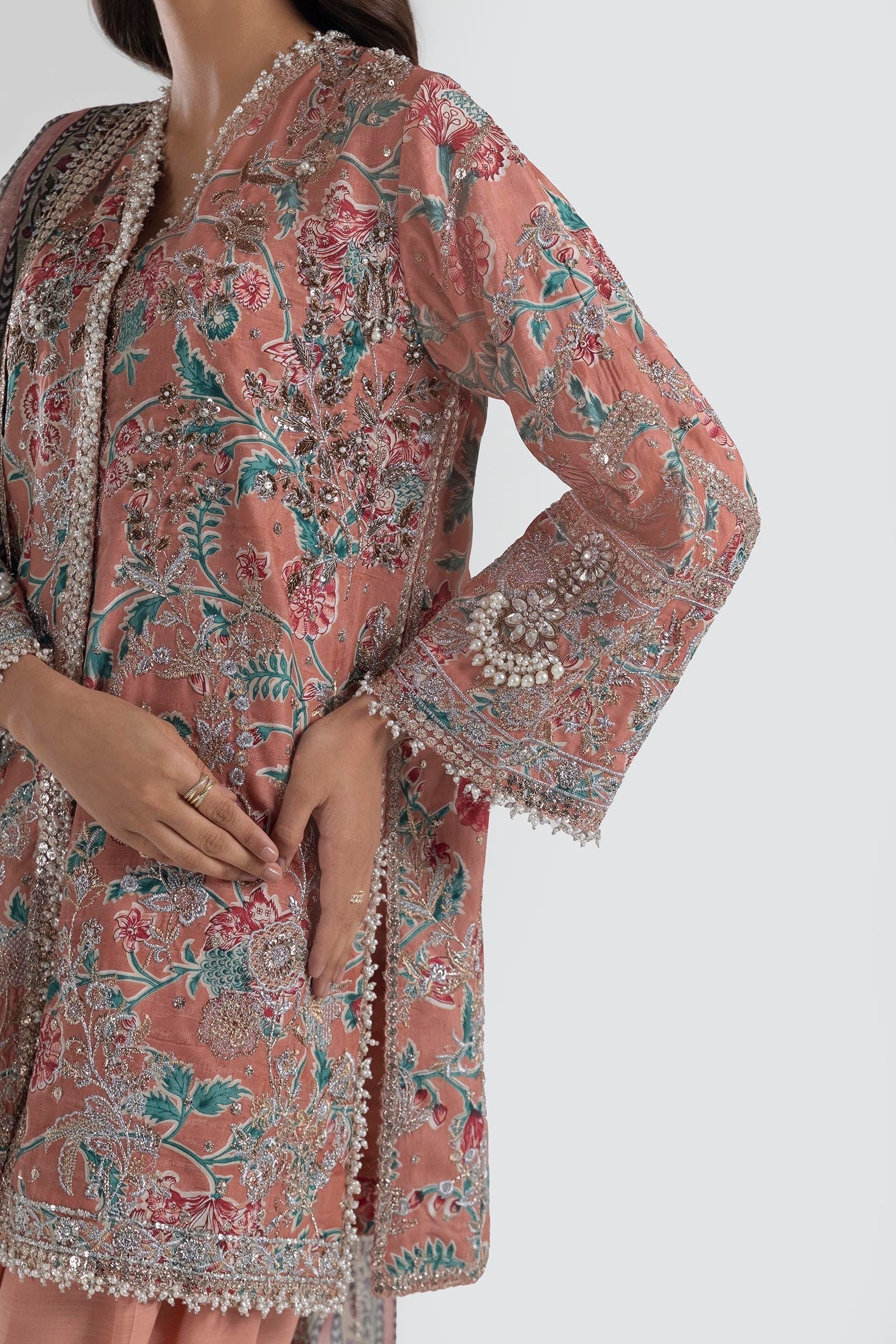 Sana Safinaz | Luxury Pret |  SS24FOR186P3 - House Of Hania