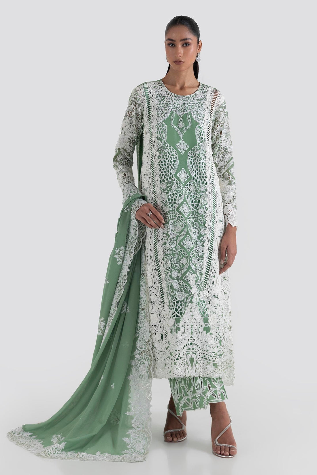 Sana Safinaz | Luxury Pret |  SS24FOR206P3 - House Of Hania