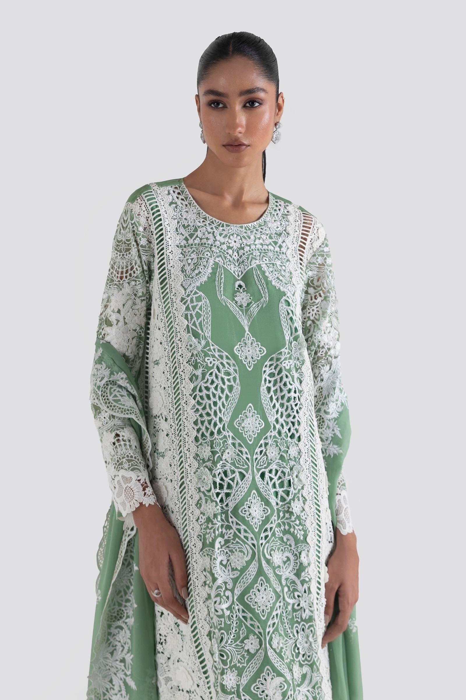 Sana Safinaz | Luxury Pret |  SS24FOR206P3 - House Of Hania